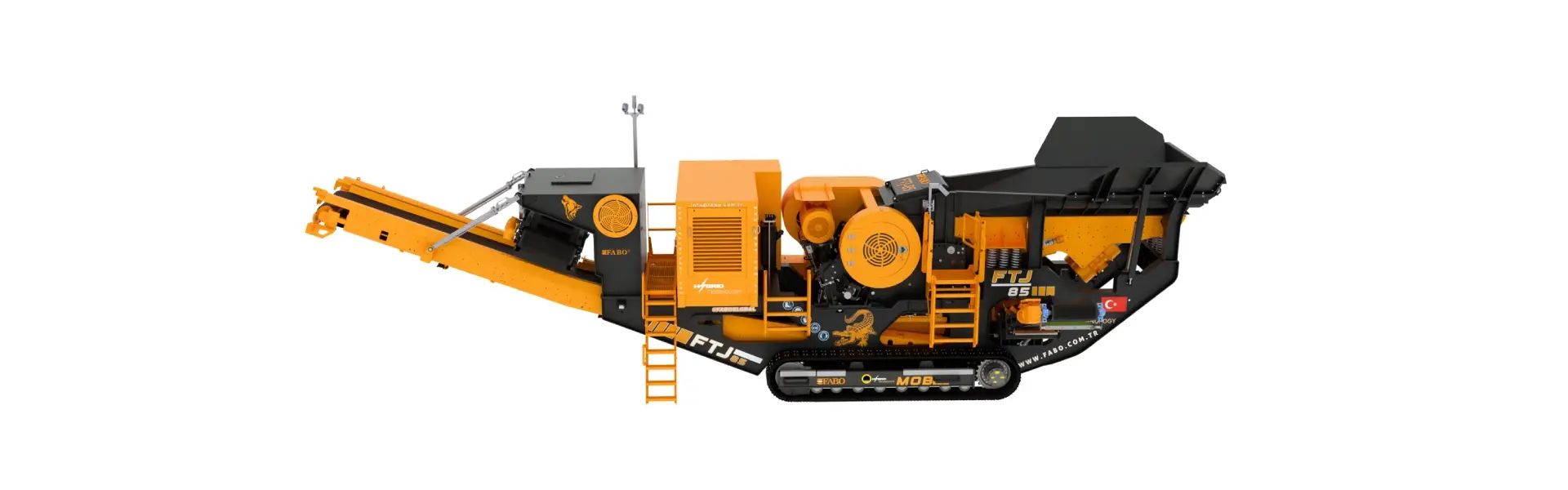 FTJ-85 Mobile Jaw Crusher