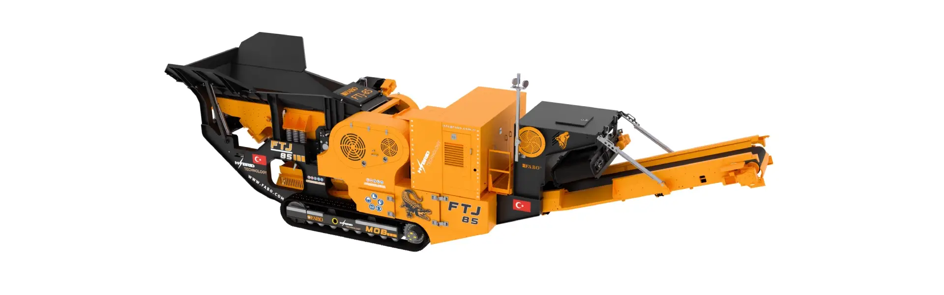 FTJ-85 Mobile Jaw Crusher