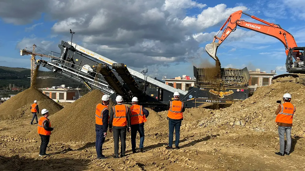 mobile screening plant