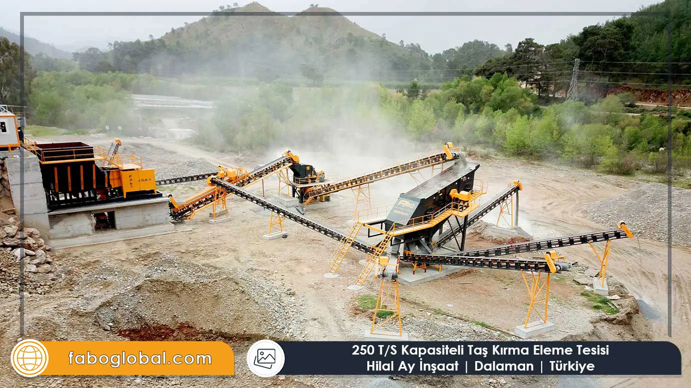 sabit kırma eleme tesisi