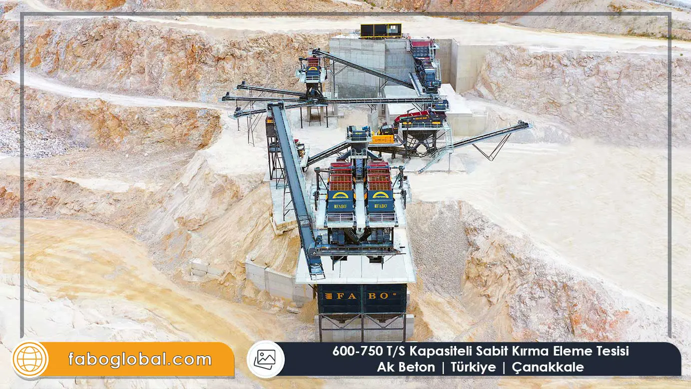 sabit kırma eleme tesisi