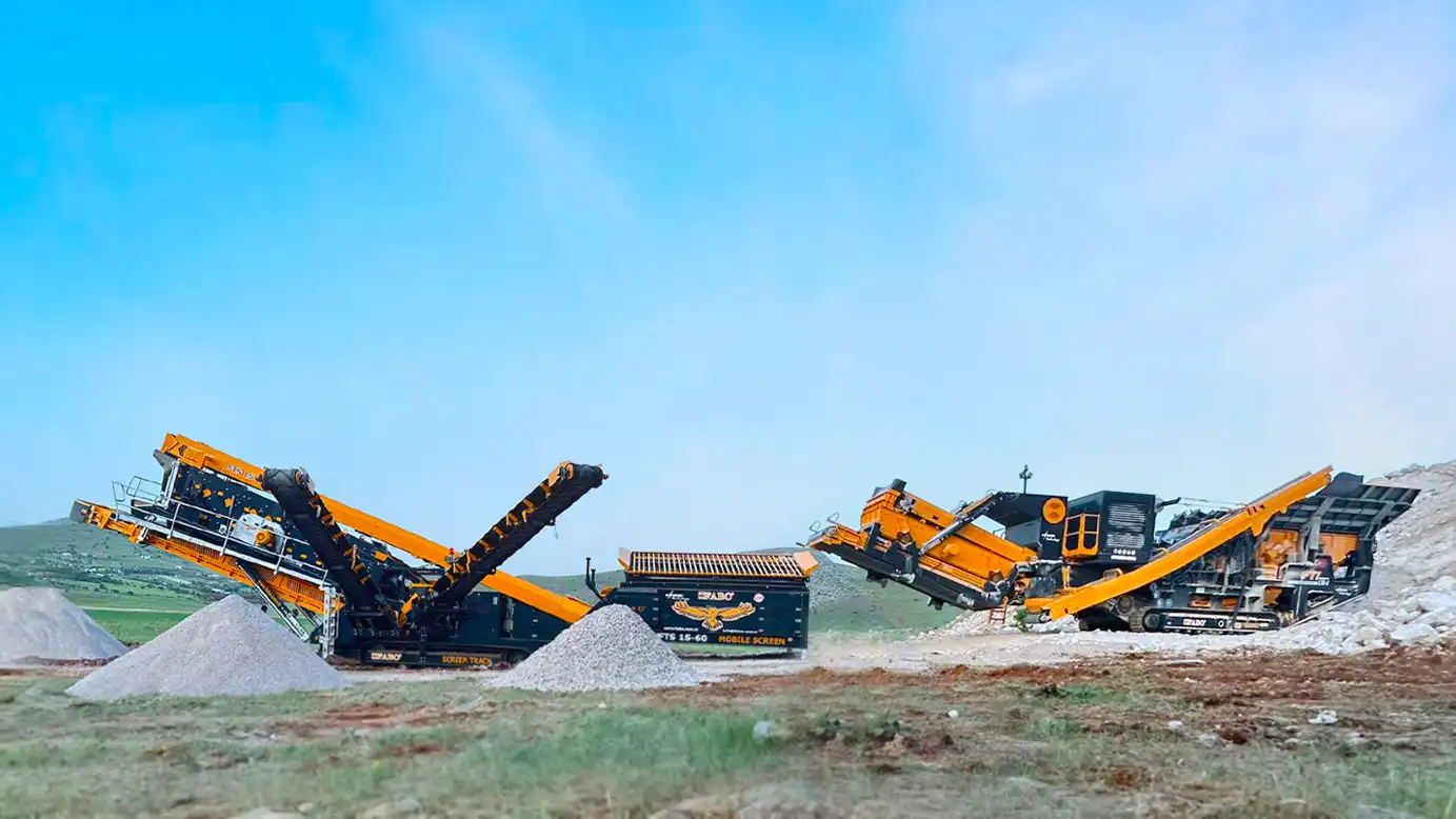 mobile crushing screening plant