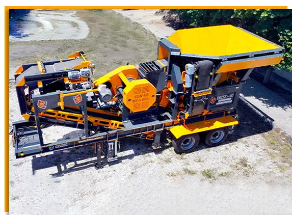 semi mobil jaw crusher