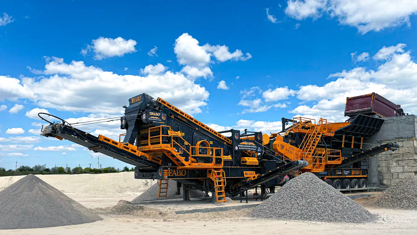 semi mobile impact crusher