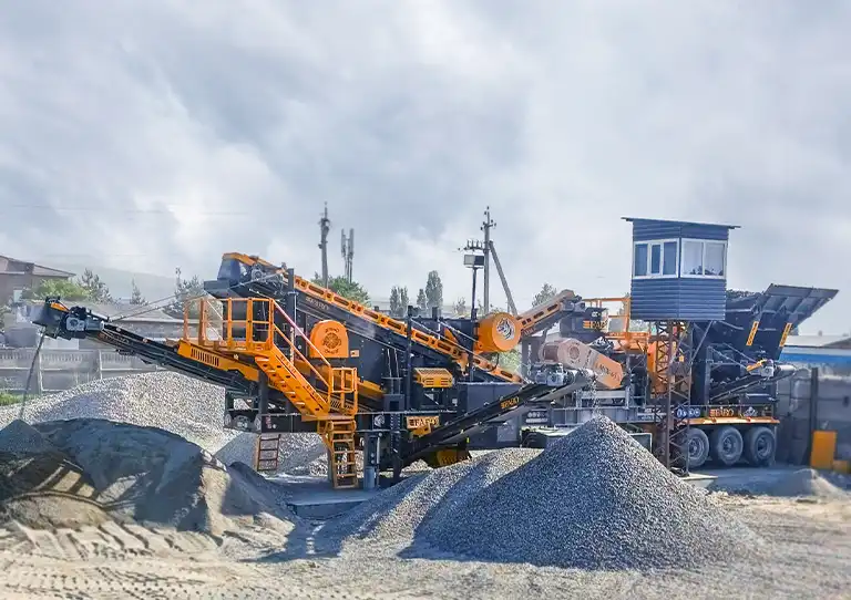 semi mobil jaw crusher