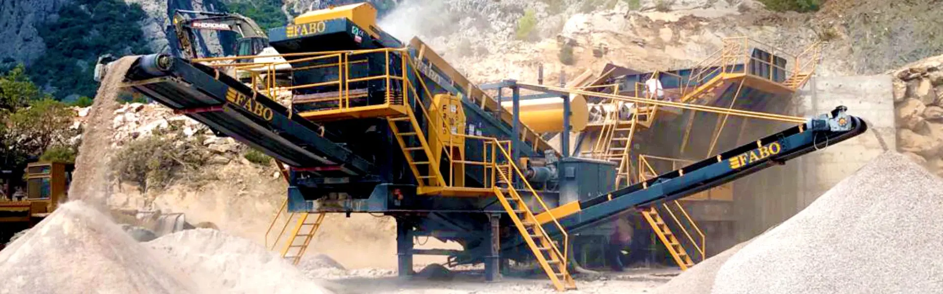PRO-100 Portable Crushing Screening Plant