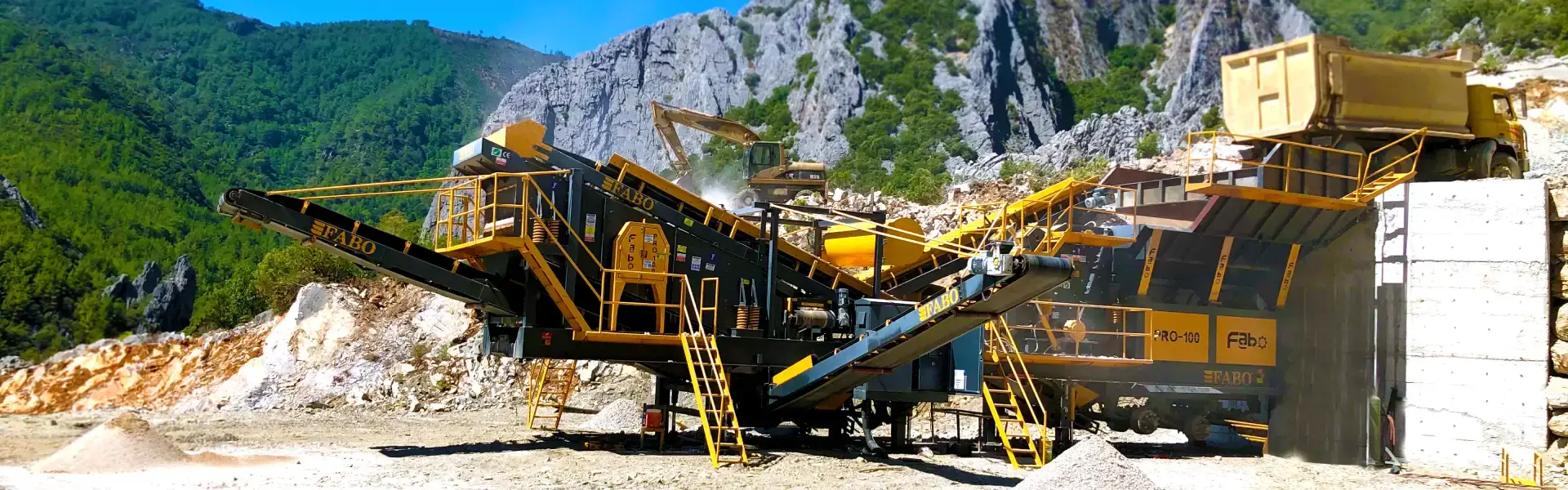 PRO-100 Portable Crushing Screening Plant