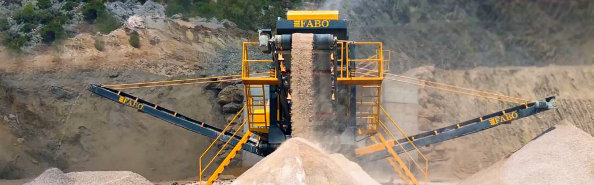 PRO-100 Portable Crushing Screening Plant