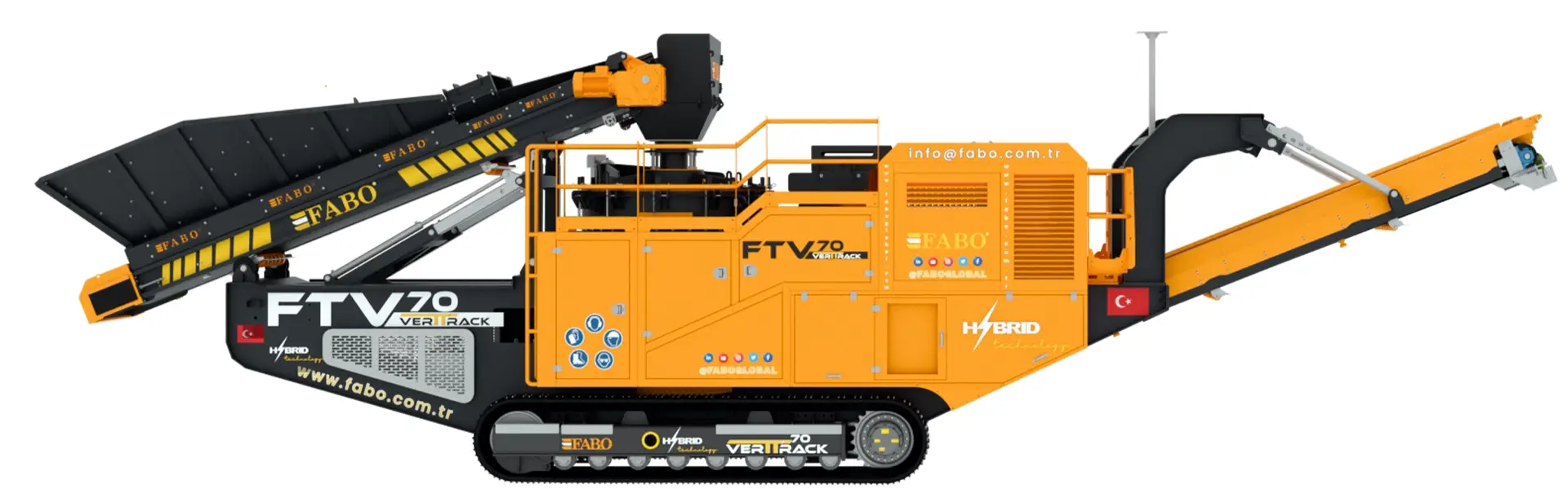 FTV-70 Mobile Vertical Shaft Impact Crusher