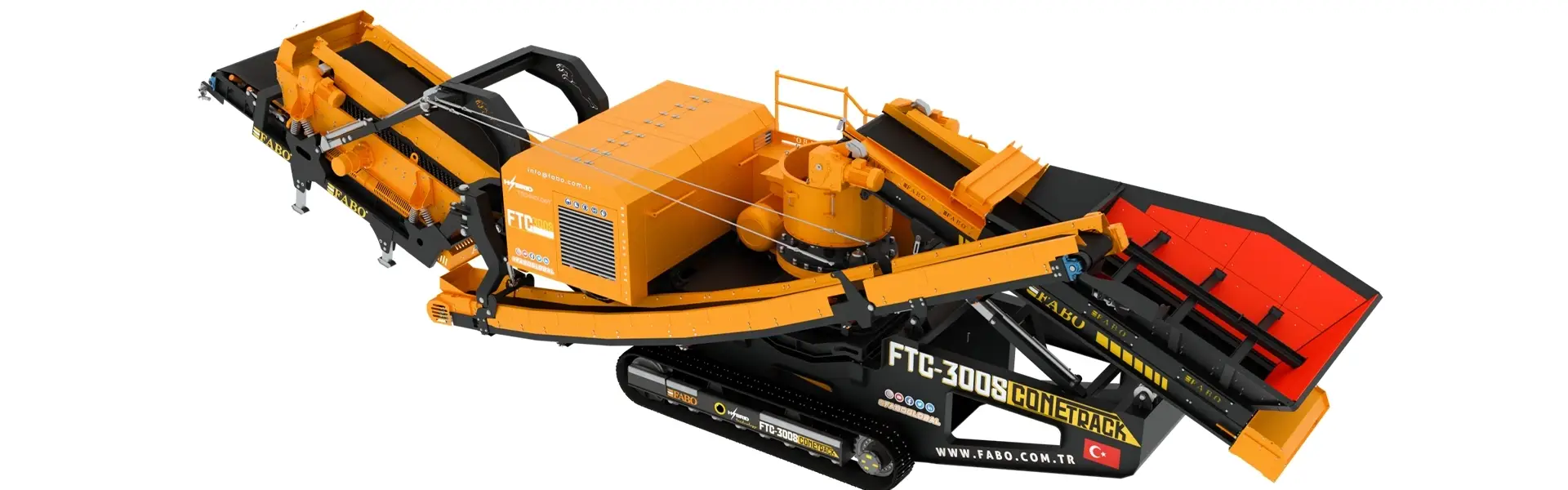 FTC-300-s Mobile Cone Crushing Screening Plant