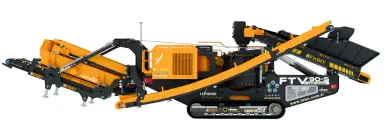 FTV-90-s Mobile Vertical Shaft Impact Crushing Screening Plant