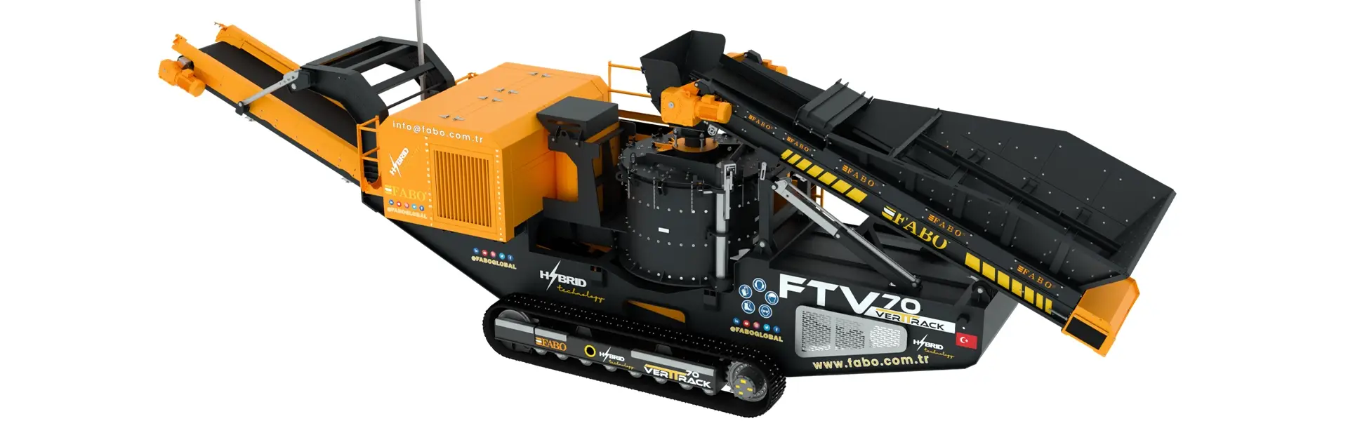 FTV-70 Mobile Vertical Shaft Impact Crusher