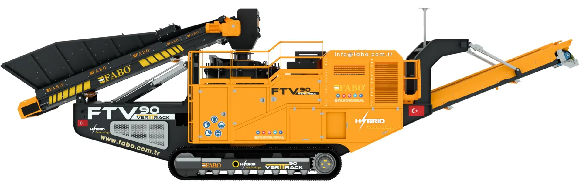 FTV-90 Mobile Vertical Shaft Impact Crusher