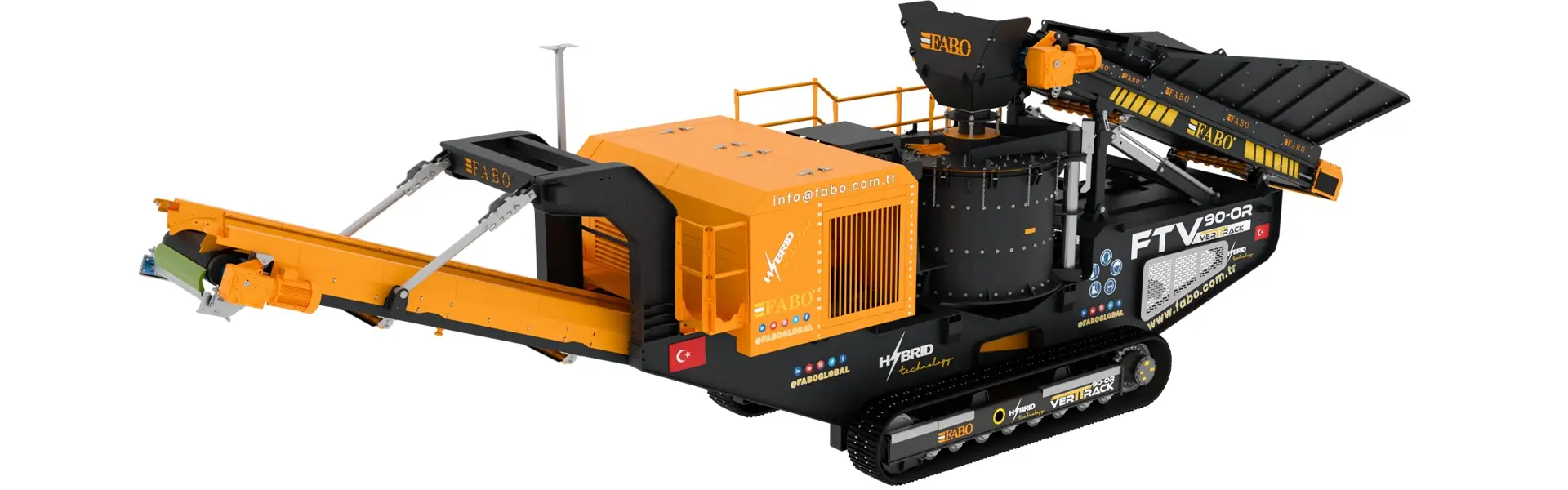  FTV-90-OR Mobile Vertical Shaft Impact Crusher