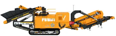 FTT-100-S Mobile Tertiary Impact Crushing Screening Plant