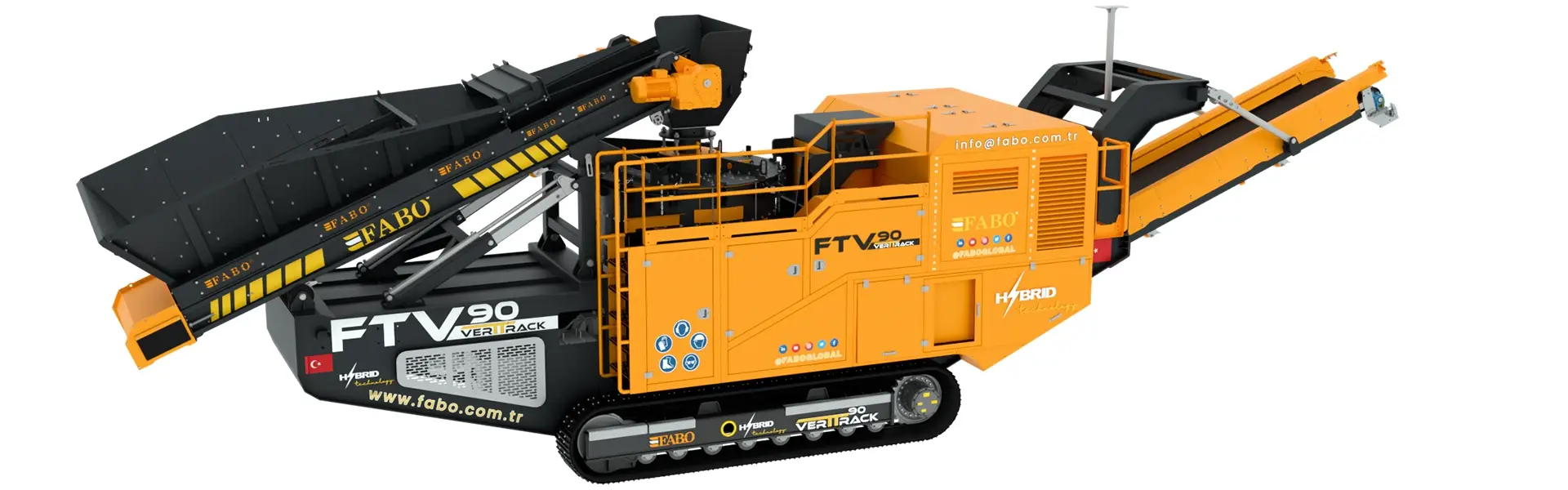 FTV-90 Mobile Vertical Shaft Impact Crusher