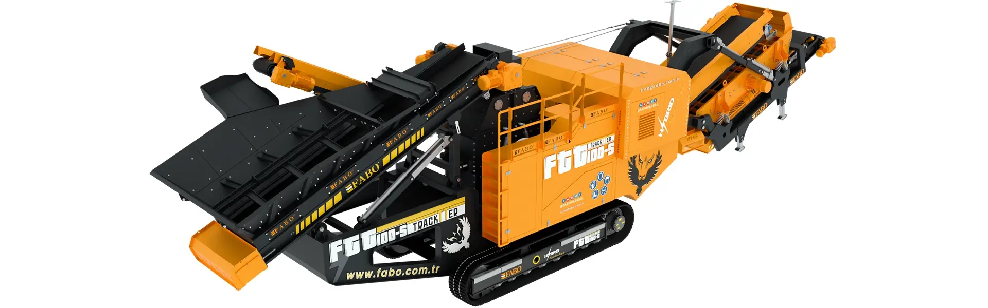FTT-100-S Mobile Tertiary Impact Crushing Screening Plant