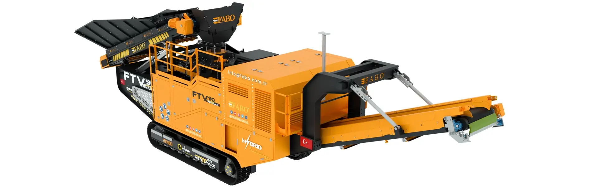 FTV-90 Mobile Vertical Shaft Impact Crusher