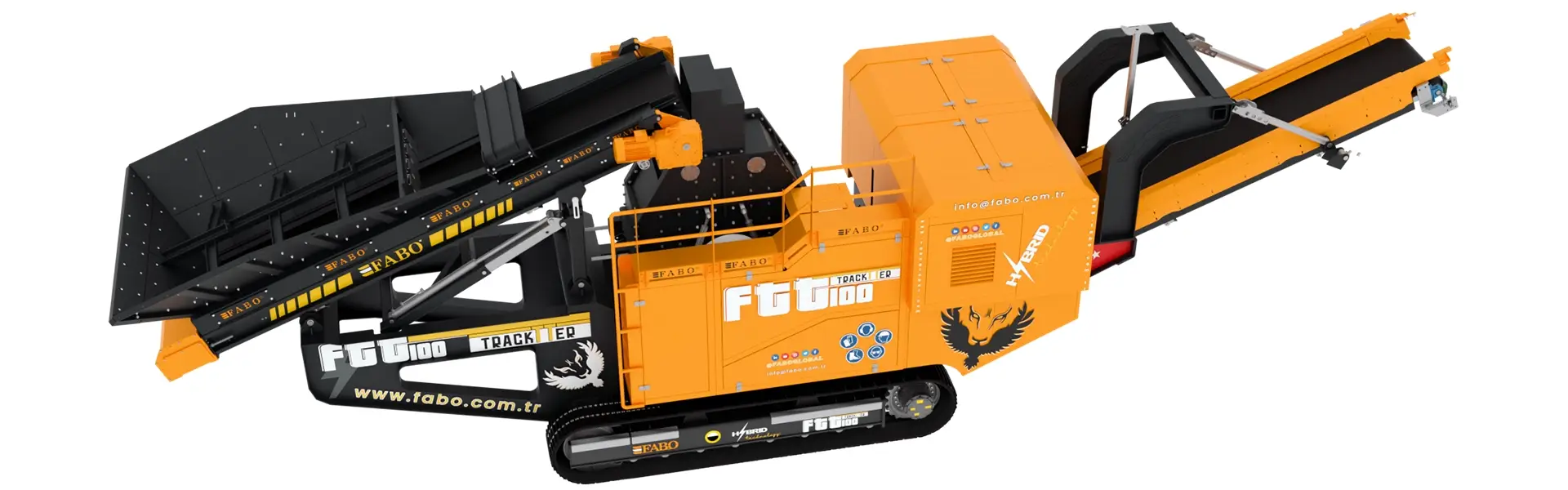 FTT-100 Mobile Tertiary Impact Crusher