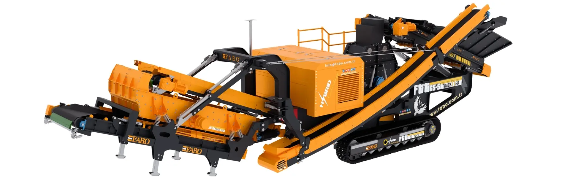 FTT-65-S Mobile Tertiary Impact Crushing Screening Plant