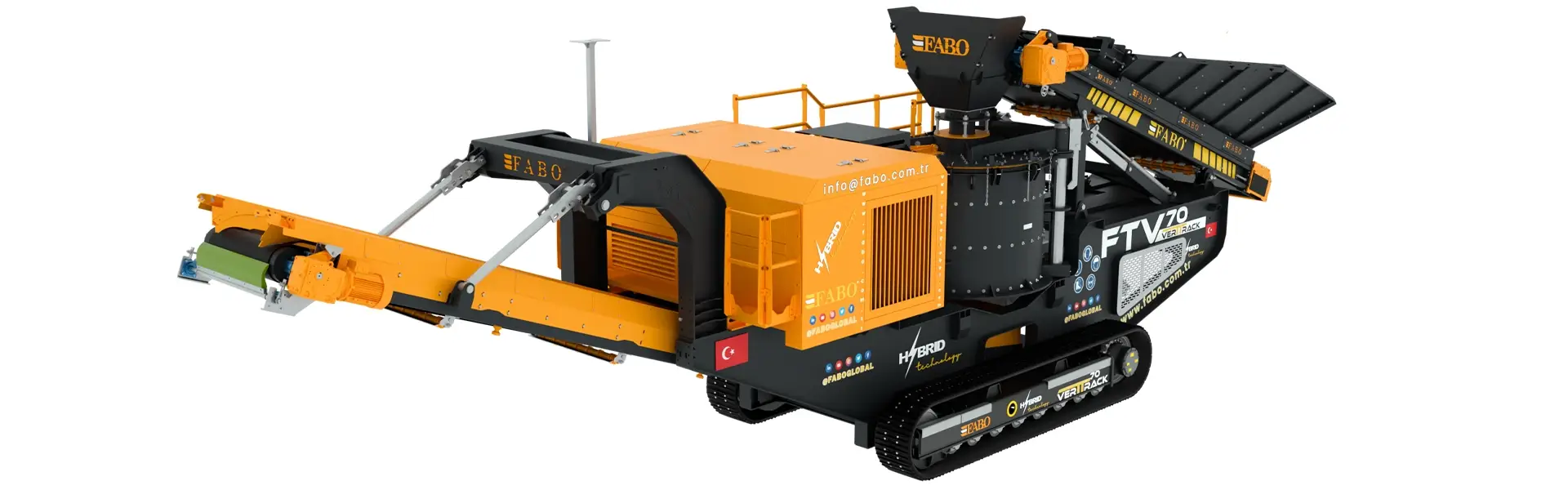 FTV-70 Mobile Vertical Shaft Impact Crusher