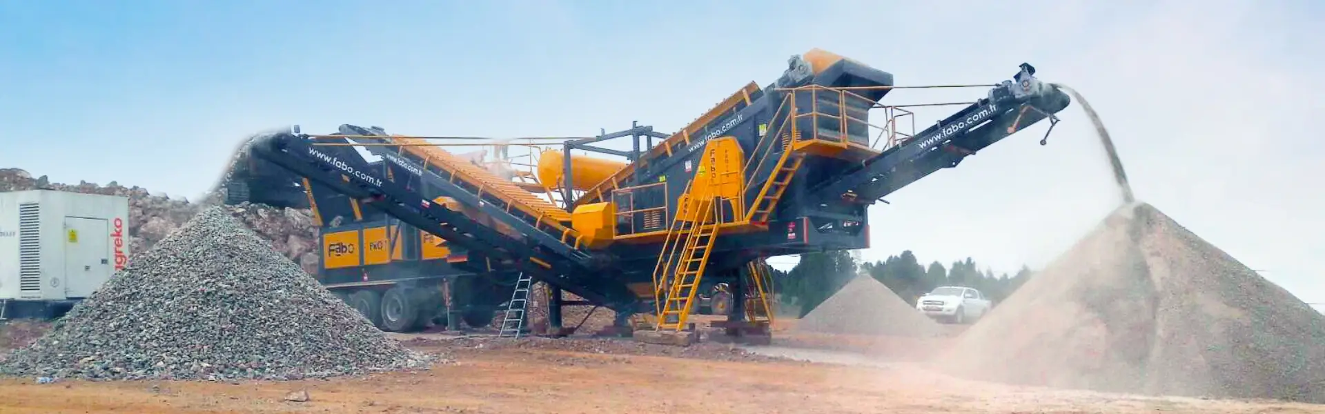 PRO-100 Portable Crushing Screening Plant