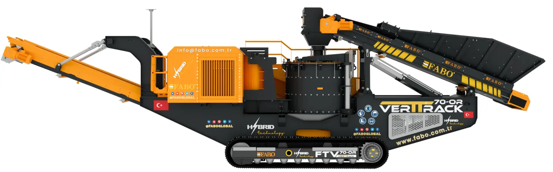 FTV-70-OR Mobile Vertical Shaft Impact Crusher