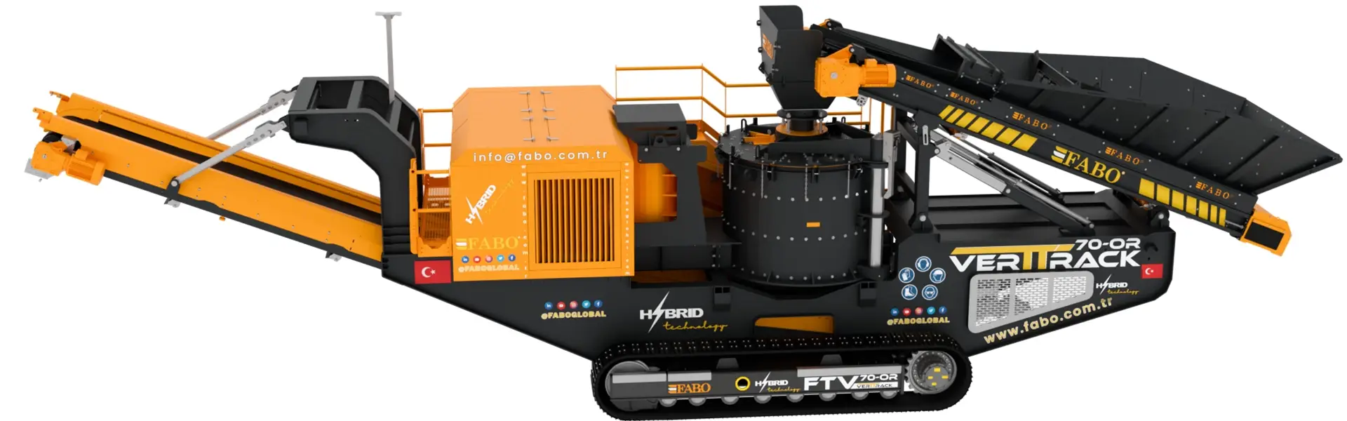 FTV-70-OR Mobile Vertical Shaft Impact Crusher